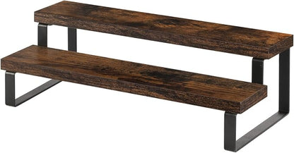 YINMIT Wooden Display Riser Stand, Tiered Perfume and Cologne Organizer Stand by YINMIT