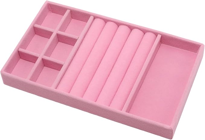 Velvet Jewelry Organizer Tray by Unknown