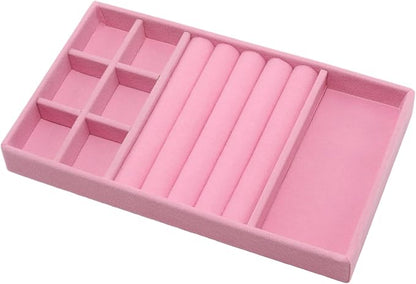 Velvet Jewelry Organizer Tray by Unknown