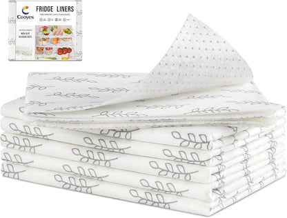 Cooyes Refrigerator Drawer Liners, Premium Absorbent Fridge bin Liners Non-Slip by Cooyes