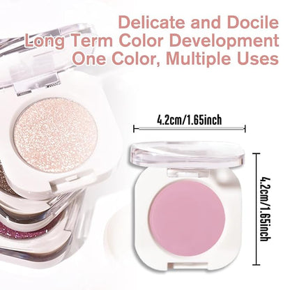 Light Pink Peach Single Matte Eyeshadow Makeup, Neutral Powde Eye Shadow - Image 5