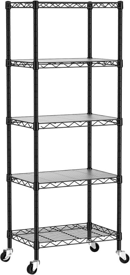 SINGAYE Small Wire 5 Adjustable Shelves Pantry Metal Shelf Floor Organizer | - Image 9