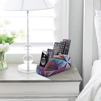 Remote Control Holder PU Leather TV Remote Caddy - Image 6