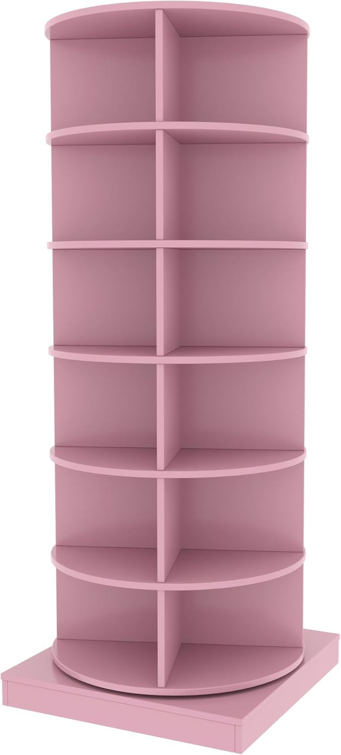6 Tier / 7 Tier Rotating Shoe Rack Tower, Modern Free Standing 360° Revolving - Image 6
