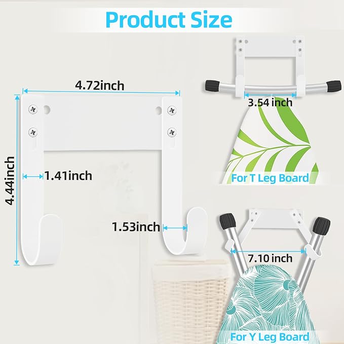 JUYSON Ironing Board Holder Wall Mount - Image 5