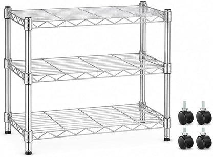Simple Deluxe 3-Tier Storage Shelves, 750 Lbs Loading Capacity, 24.02" W x by SimpleDeluxe