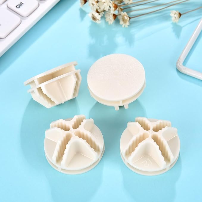 32 Pieces Cube Connectors Plastic Storage Wire Cube Organizer ABS Connectors - Image 5