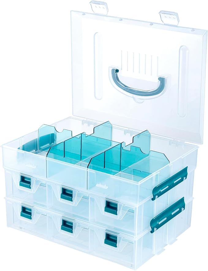 MyGift 11 Inch Craft Storage Organizer Case - Image 6