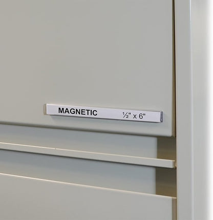 C-Line HOL-DEX Magnetic Shelf/Bin Label Holders, Side Load, 0.5 x 6 - Image 5