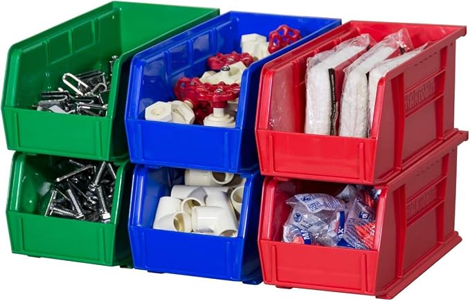 Akro-Mils 30230 AkroBins Plastic Storage Bins, Space-Saving Stackable Bins - Image 9