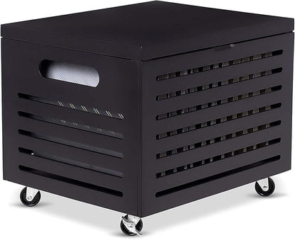BIRDROCK HOME Bamboo Rolling File Storage Organizer Box - Image 6