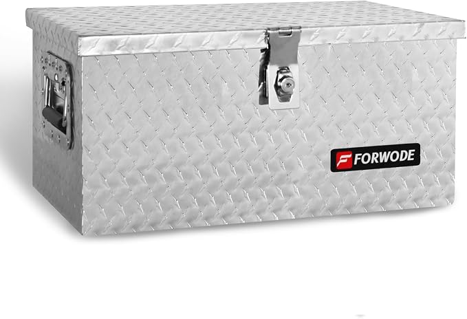 FORWODE 20 Inch Aluminum Truck Tool Box Lockable Truck Bed Tool Box Waterproof - Image 9
