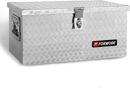 FORWODE 20 Inch Aluminum Truck Tool Box Lockable Truck Bed Tool Box Waterproof - Image 9