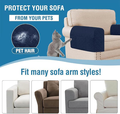 2 Pack Water Resistant Armrest Covers - Image 6