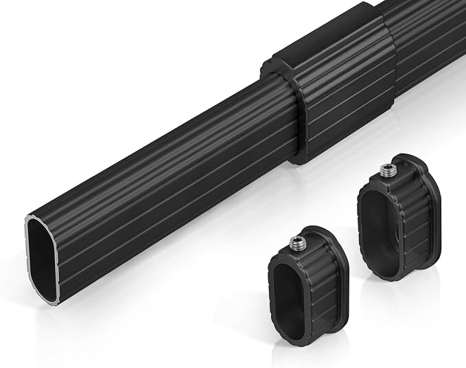 Adjustable Oval Closet Rod by FIRJOY