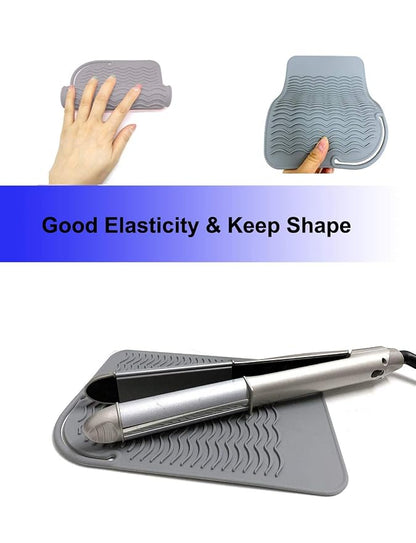 Heat Resistant Mat for Curling Iron, Flat Irons and Hair Straightener Hair - Image 2
