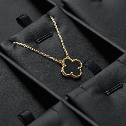Black PU Leather Jewelry Display Tray 24 Grids Pendant Earrings Necklace - Image 3