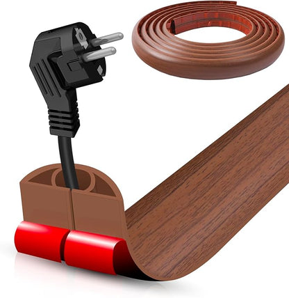 Floor Cord Cover Self Adhesive Cord Hider, 20FT Cable Management, Extension by DBHXXMB-HH