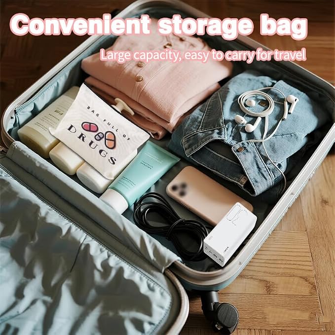 YangQian Medicine Storage Bag for Travel Medication Pouch Gifts for Women Nurse - Image 5