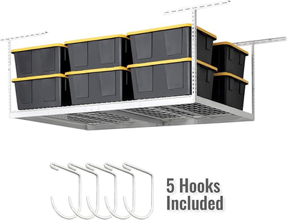 SafeRacks 4x8 Overhead Garage Storage Rack Heavy Duty - Image 2