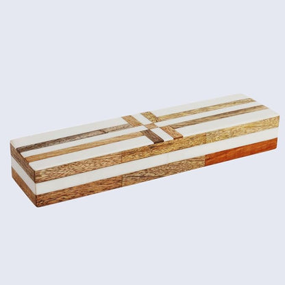 Handicrafts Home White Decorative Storage Box - Image 7