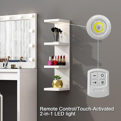 LitaEther Versatile 4 Tier Wall Shelf Unit, Display Floating Shelf - Image 6
