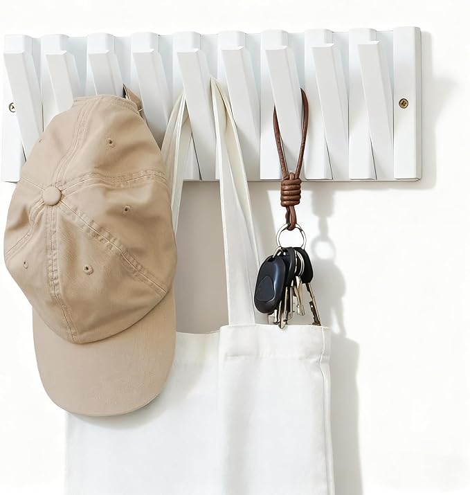 Coat & Hat Hooks Wall Mount by Unknown