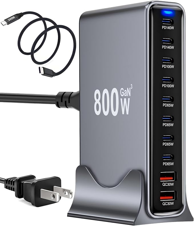 800W USB C Charger Block, Laptop Charger Adapter Compatible by Unknown