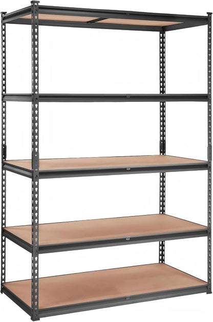 Storage Shelving Unit, 5-Tier Adjustable Metal Storage Shelves by Unknown