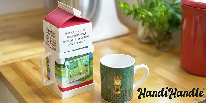 HandiHandle® Half Gallon Milk, or Beverage Carton Holder | Lightweight and Slim - Image 6