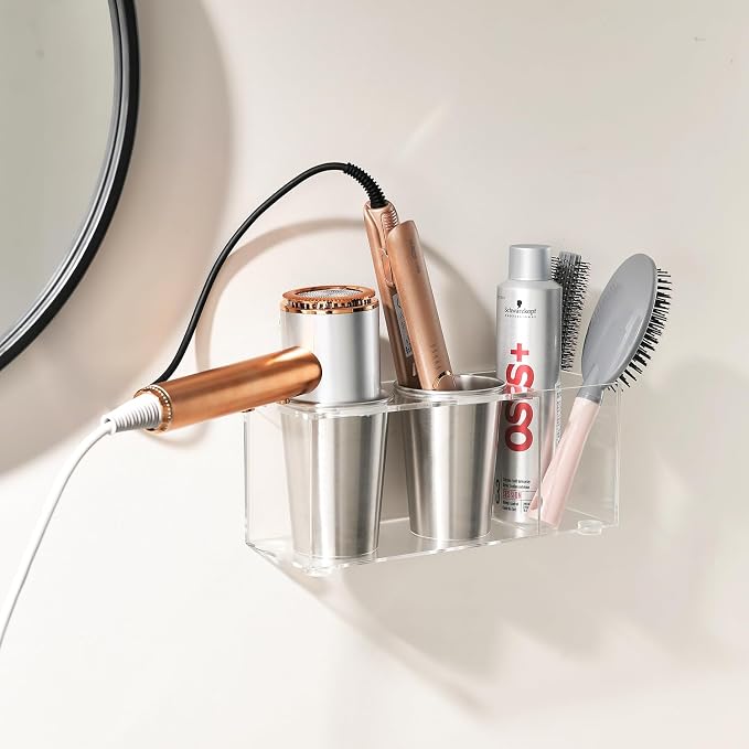 Hair Tool Organizer, Acrylic Hot Tools Organizer - Image 6