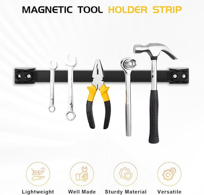 DGSL Magnetic Tool Holder Strip 10 Pack, 12In Heavy Duty Tool Organizer - Image 3
