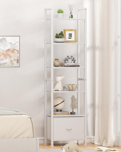 Furologee 6 Tier Bookshelf, Tall Shelf - Image 7