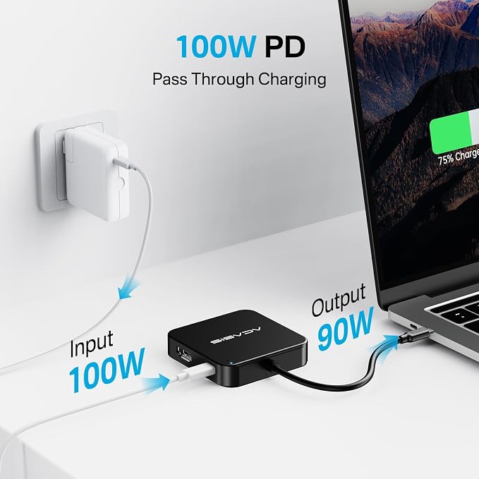 ACASIS USB C Hub 10Gbps, USB C to 4K 60Hz HDMI Adapter - Image 5