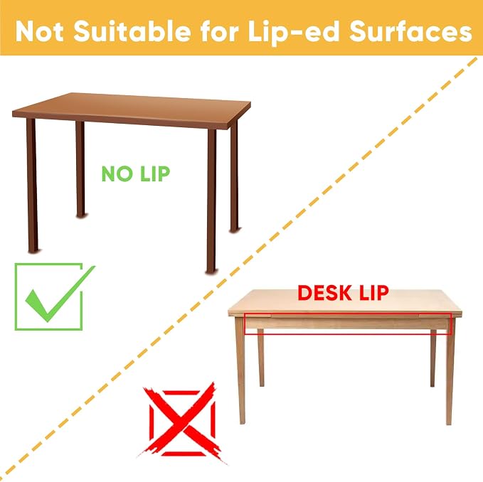 2 Pack Under Desk Hanging Drawer Slide Pull Out, Attachable Clear Acrylic - Image 7