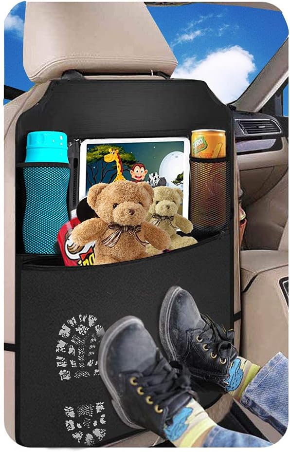 Premium Backseat Organizer for Kids 2 Pack, Heavy Duty Waterproof and Stain - Image 2
