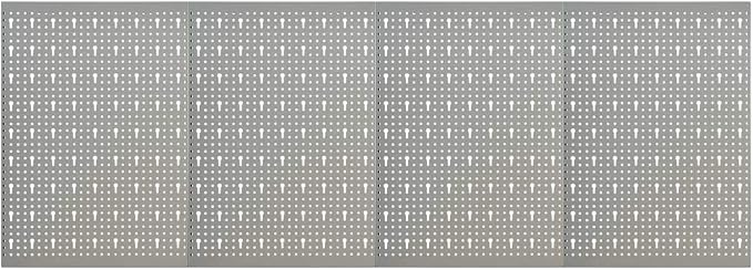 Wall-Mounted Peg Boards 4 pcs 15.7"x22.8" Steel 145350 by Unknown