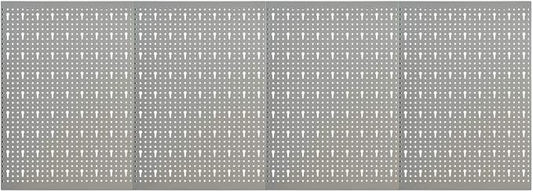 Wall-Mounted Peg Boards 4 pcs 15.7"x22.8" Steel 145350 by Unknown