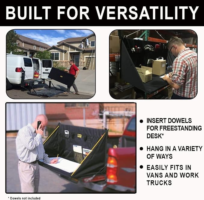 PRO WS3800 Portable Standing Desk, Storage - Image 7