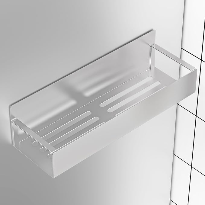Metal Magnetic Spice Rack for Refrigerator Silver, 4 Pack | Magnetic Shelves - Image 5