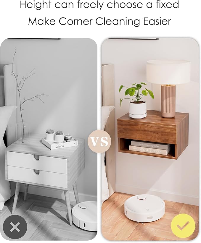 Floating Nightstand, Small Modern Floating Nightstand - Image 6