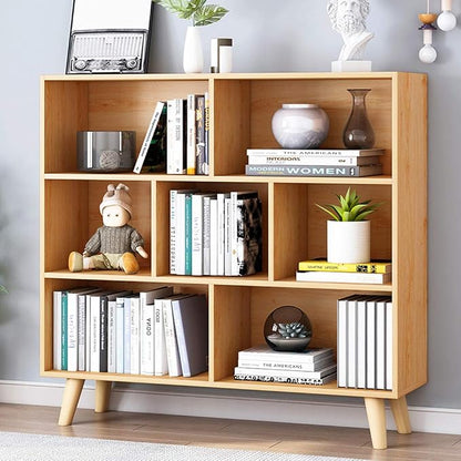 IOTXY Wooden Open Shelf Bookcase by IOTXY