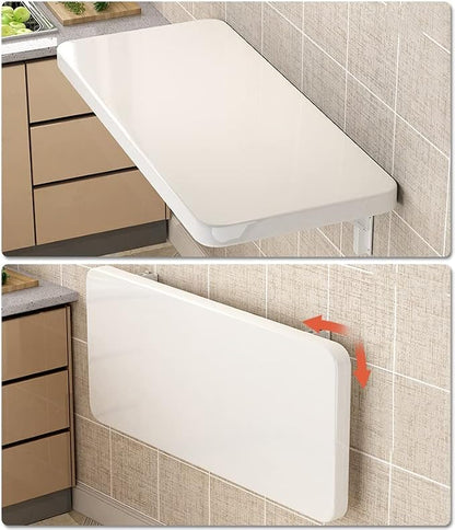 Wall Mounted Folding Table, Stainless Steel Bracket Laundry Folding Table - Image 3