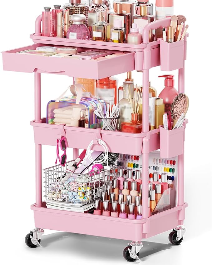 Goovilla Rolling Makeup Organizer Cart by Goovilla