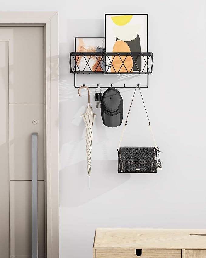Key Holder Wall Mount Adhesive- Key and Mail Holder - Image 2
