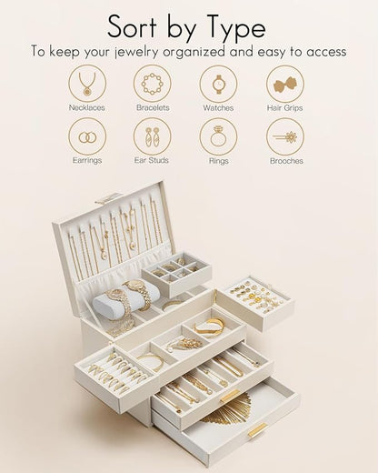 Vlando 4 Layers Jewelry Box - Image 3