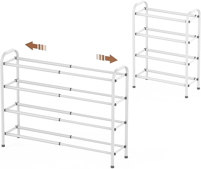 Gonfoam Expandable 4-Tier Shoe Rack by Gonfoam