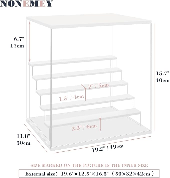 NONEMEY Clear Acrylic Display Case - Image 4