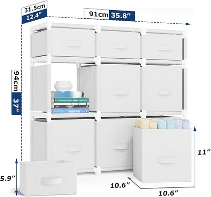 Mavivegue 9 Cube Storage Organizer, Closet Organizer - Image 2