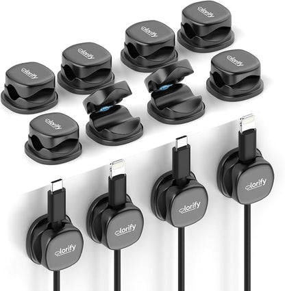 12 Pack Spring Cable Clips, Charging Cord Clips by Unknown